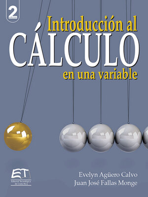 cover image of Introducción al cálculo con una variable
